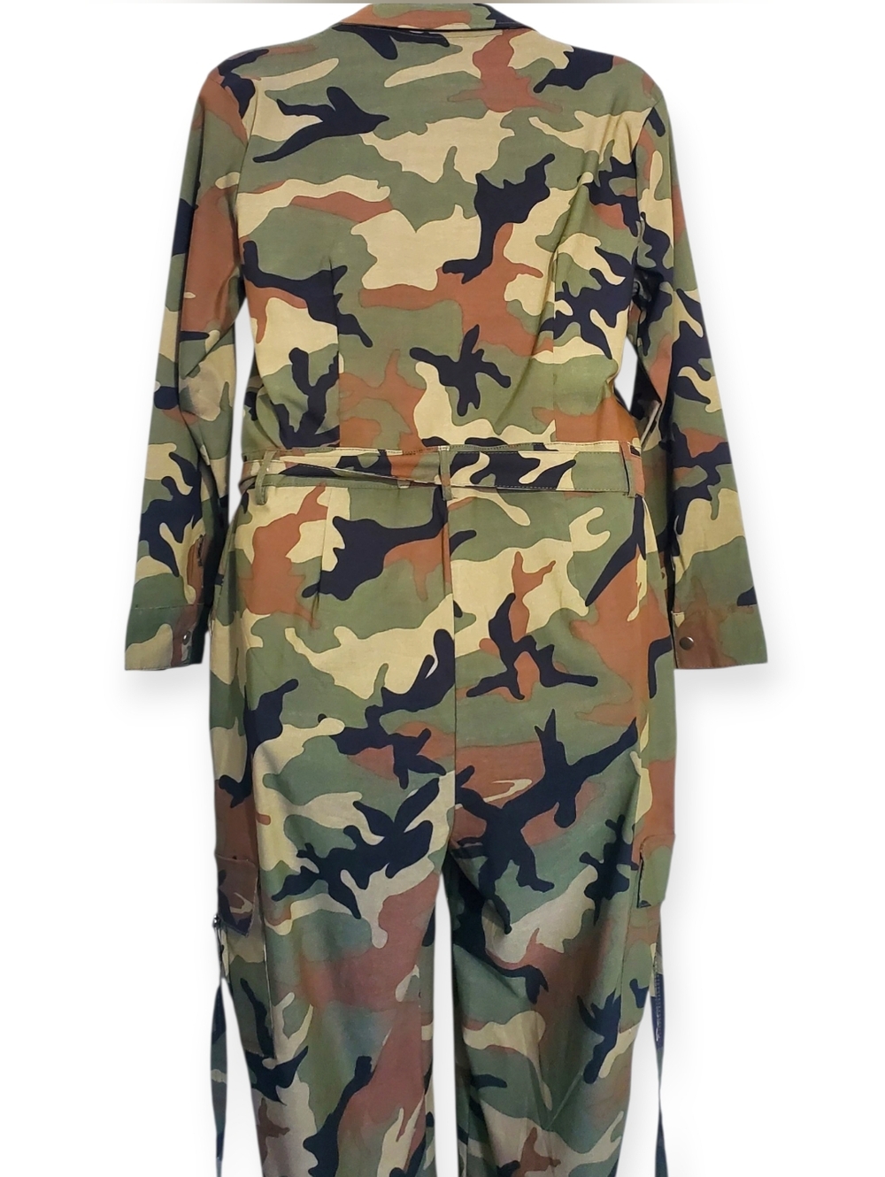 Camouflage Utility Jumpsuit - Green Camo - Picture 3 of 4